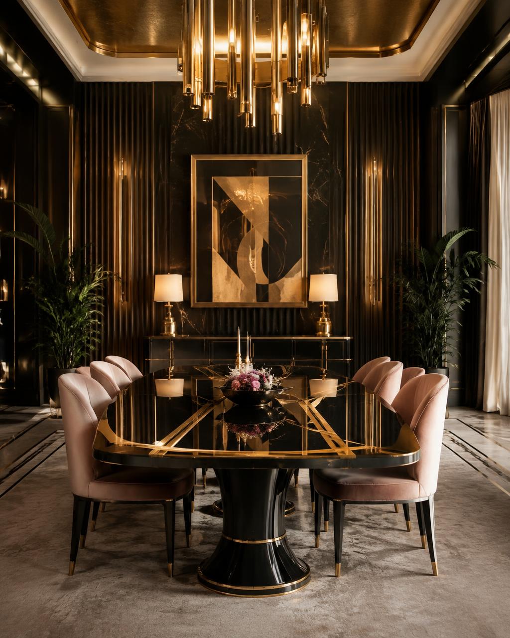 Art Deco Luxe interior concept