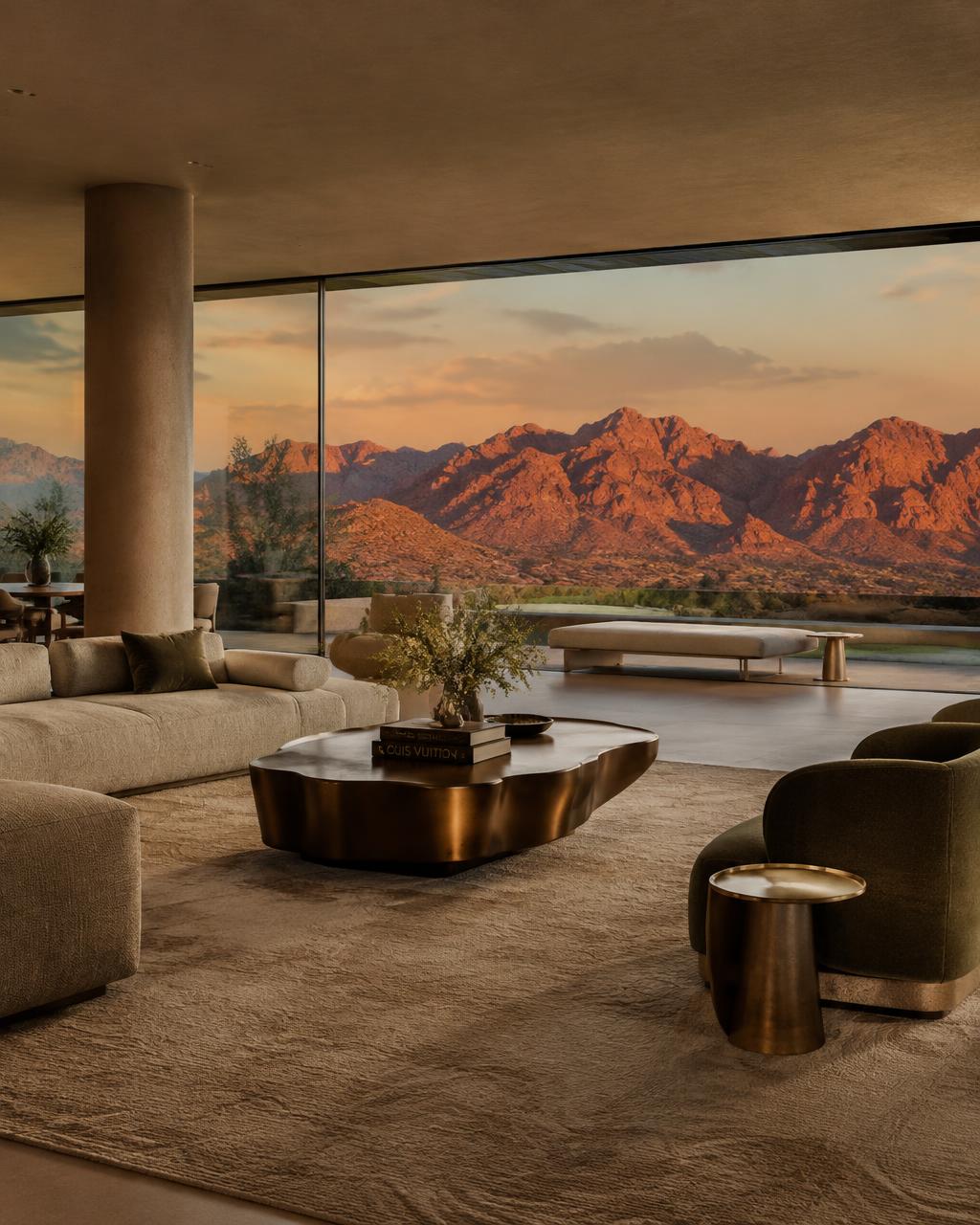 Desert Modern interior concept