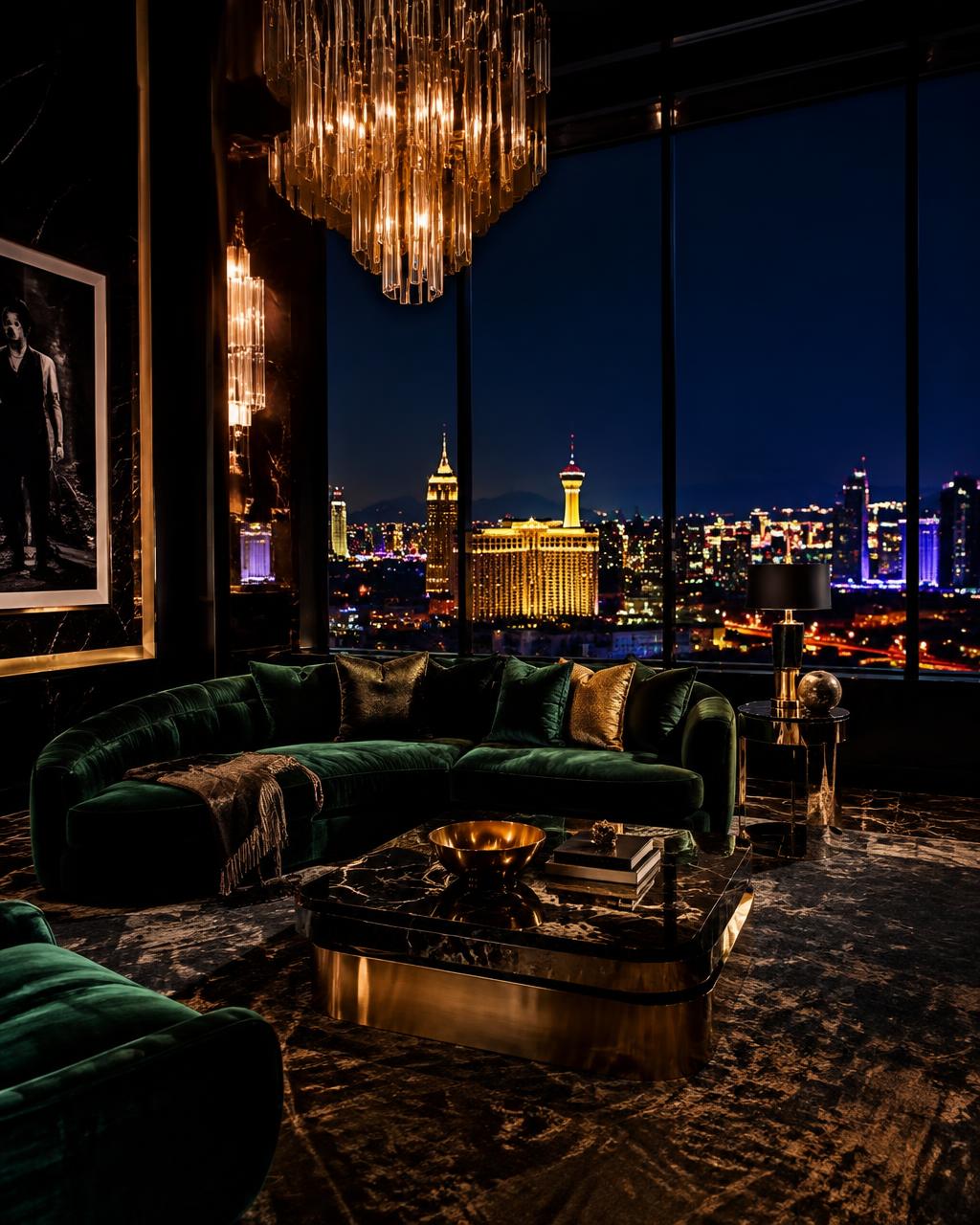 Vegas Glam interior concept