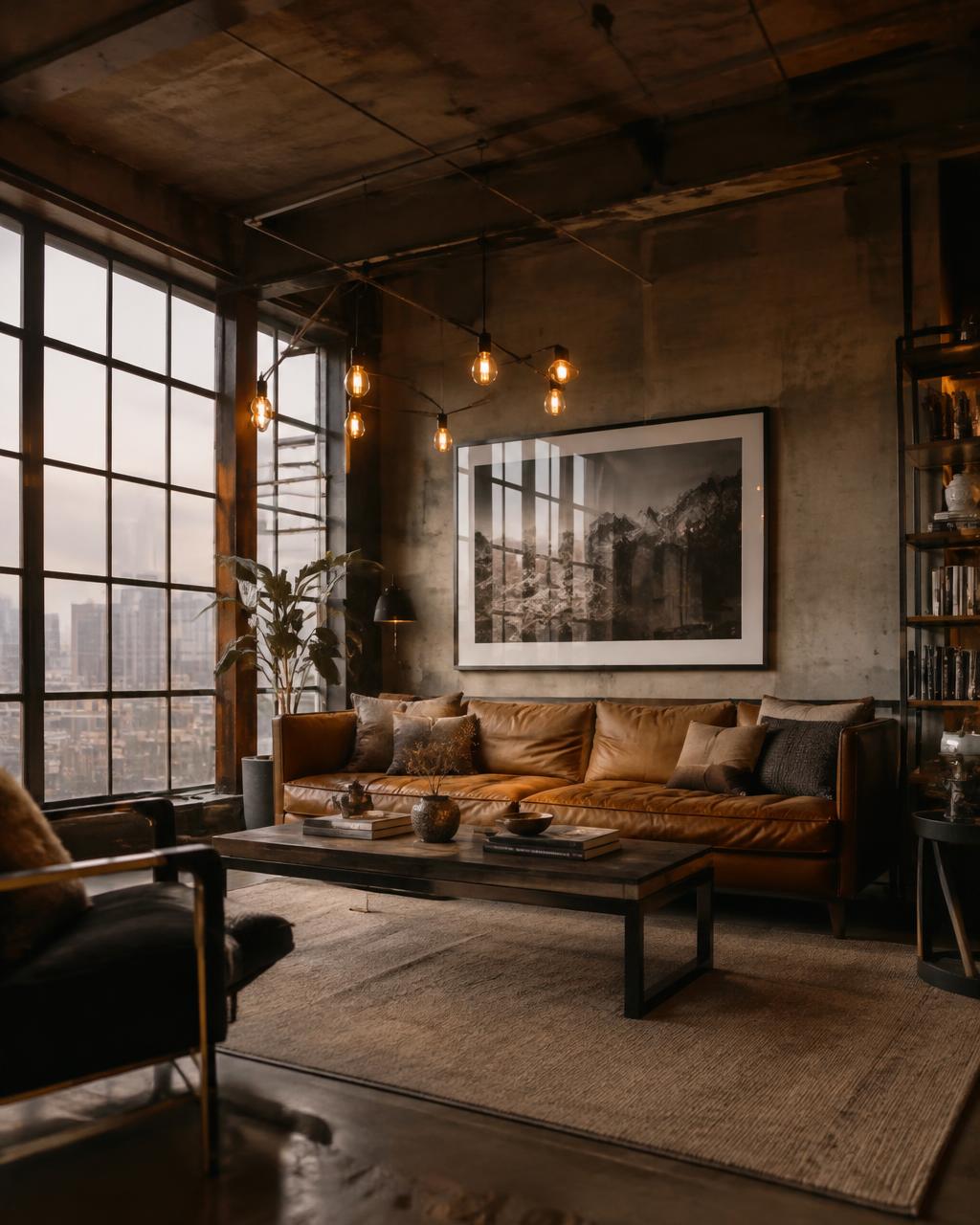 Industrial Luxe interior concept