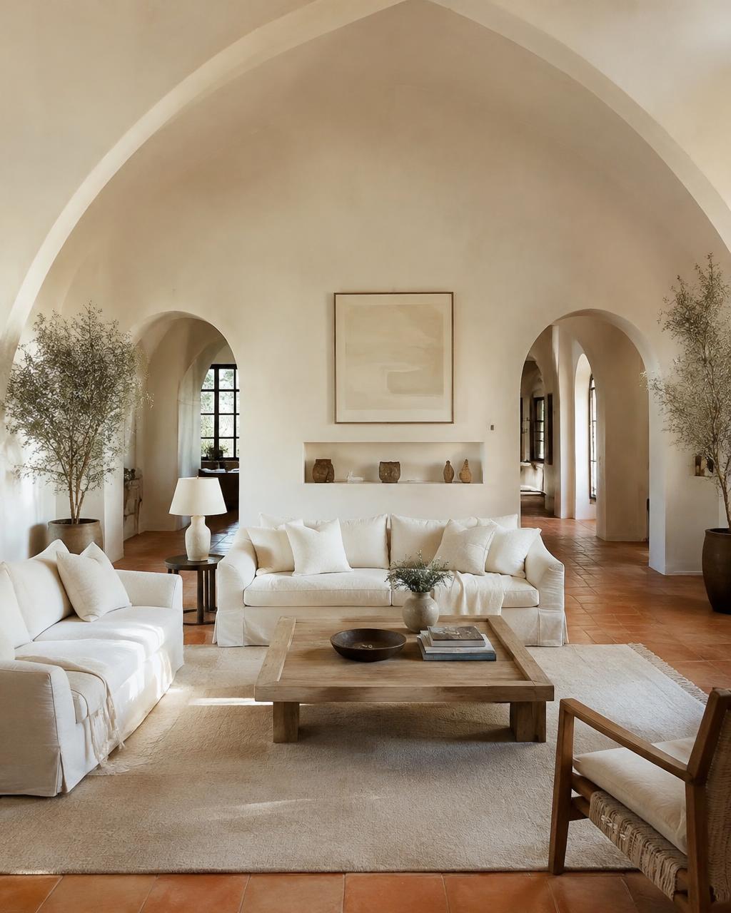 Modern Mediterranean interior concept